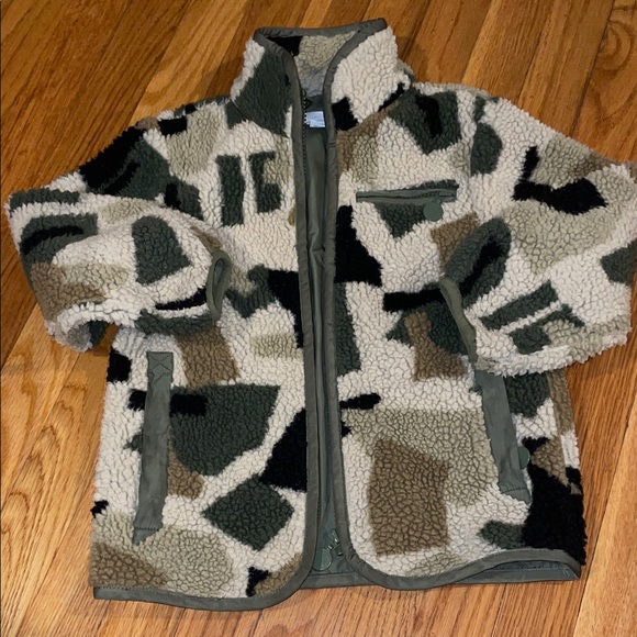 Stella McCartney Kids Camouflage Fleece Jacket